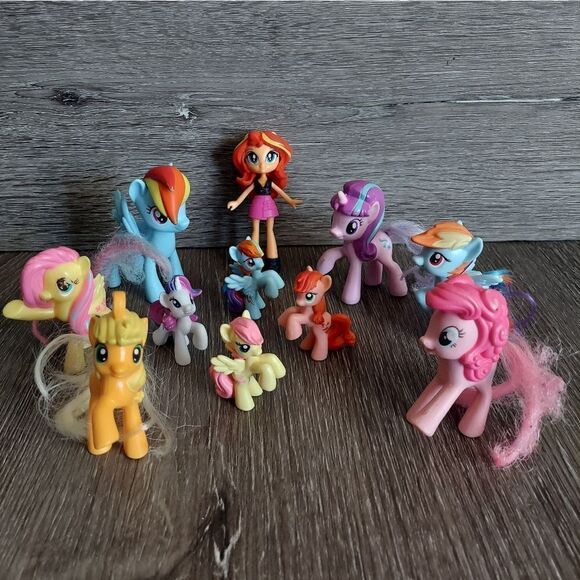 My Little Pony MLP 11 Piece Bundle Lot - Picture 1 of 4
